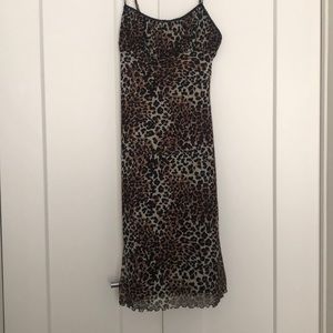 NWT animal print midi dress